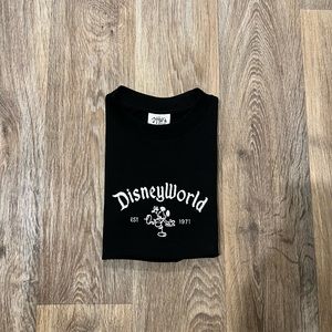 Custom Disney World Black Shirt